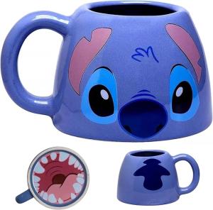 CANECA ORNAMENTO STITCH 450ml em Cerâmica Cod. 283