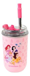 COPO NEO C/CANUDO 300ML PRINCESAS Cod. 285