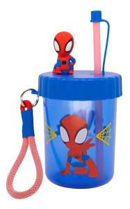 COPO CANUDO FLIP 500ML SPIDER MAN Cod. 295